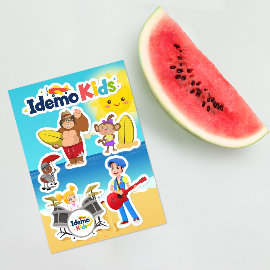 Idemo Kids Sticker sheet - STORYBOOKSONG