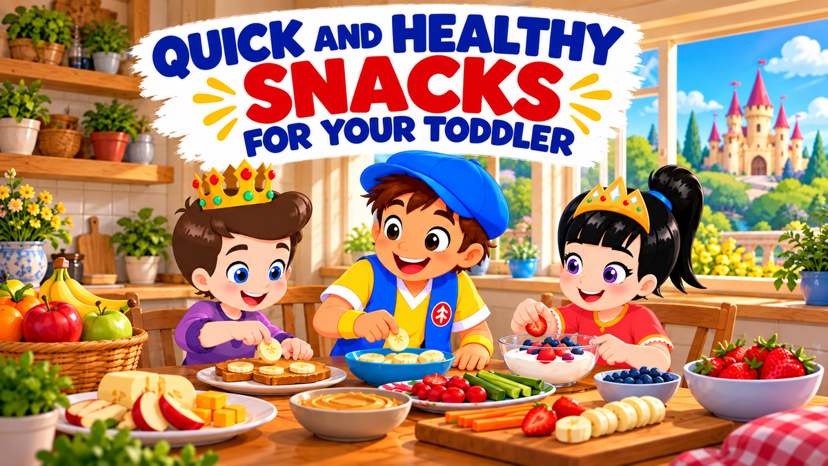 Quick and Healthy Snacks for Your Toddler