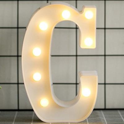 HOME IMPROVEMENT - LED ALPHABET NIGHT LIGHT