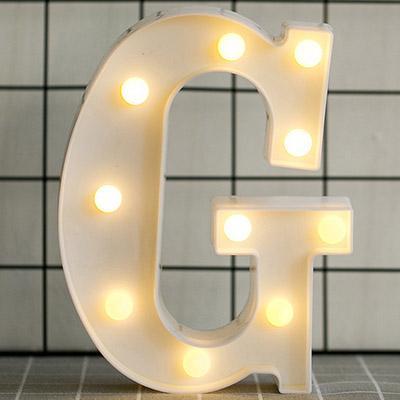 HOME IMPROVEMENT - LED ALPHABET NIGHT LIGHT