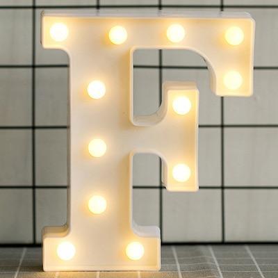 HOME IMPROVEMENT - LED ALPHABET NIGHT LIGHT