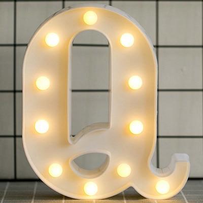 HOME IMPROVEMENT - LED ALPHABET NIGHT LIGHT