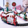 Toy Train Set with Lights and Sounds Christmas Train Set  Railway Tracks Battery Operated Toys