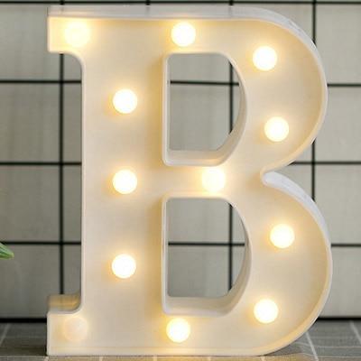 HOME IMPROVEMENT - LED ALPHABET NIGHT LIGHT