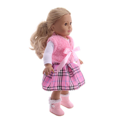 American Doll Clothes Three-piece Christmas Suit