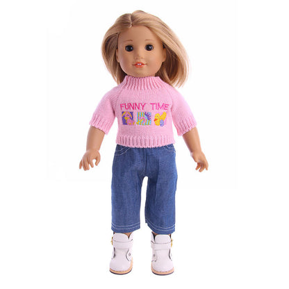 18 Inch American Girl Doll Suit Sweater And Jeans