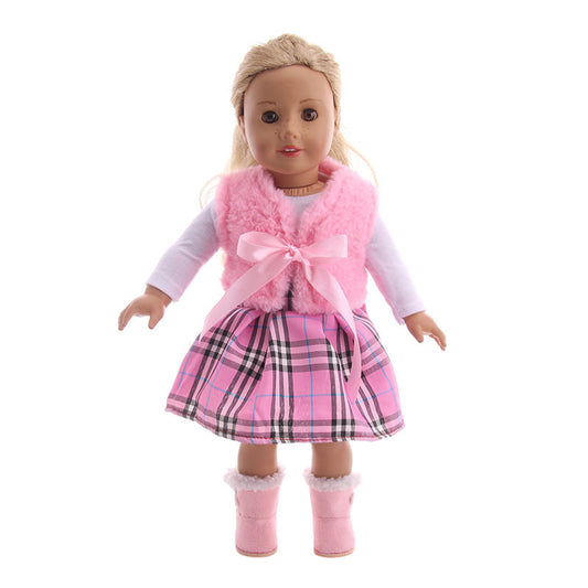 American Doll Clothes Three-piece Christmas Suit