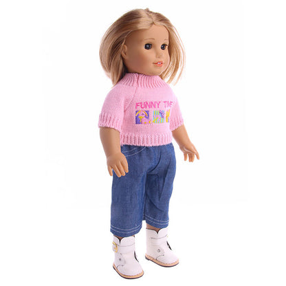 18 Inch American Girl Doll Suit Sweater And Jeans