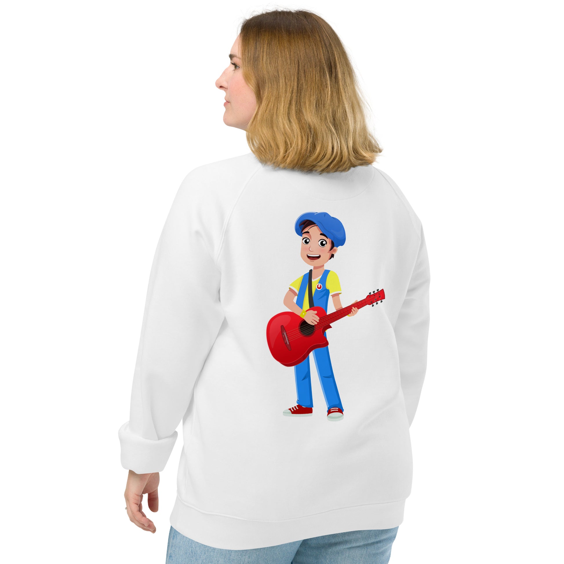 Idemo Kids Unisex organic raglan sweatshirt - STORYBOOKSONG