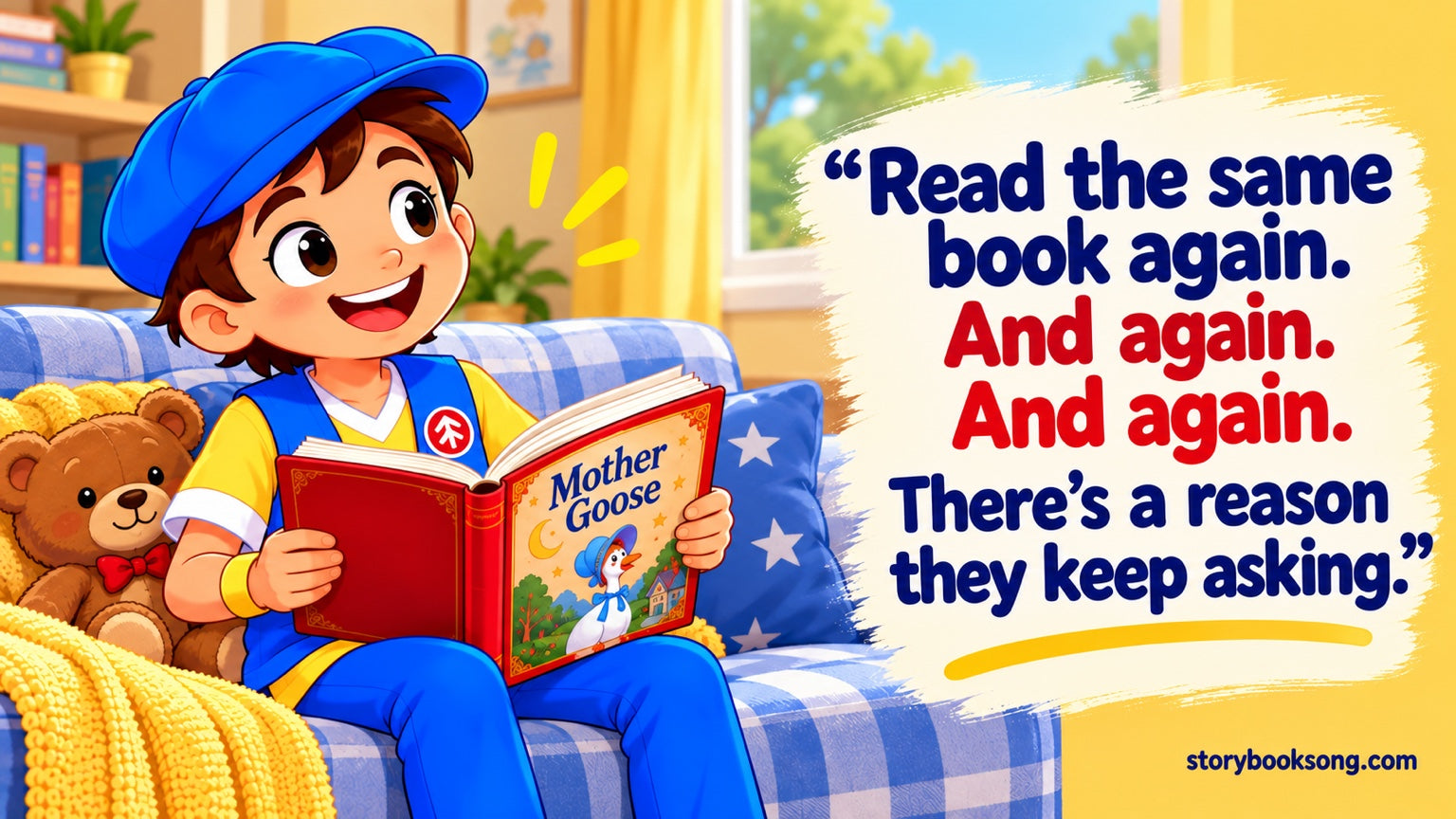 Read the same book again. And again. And again. There’s a reason they keep asking.
