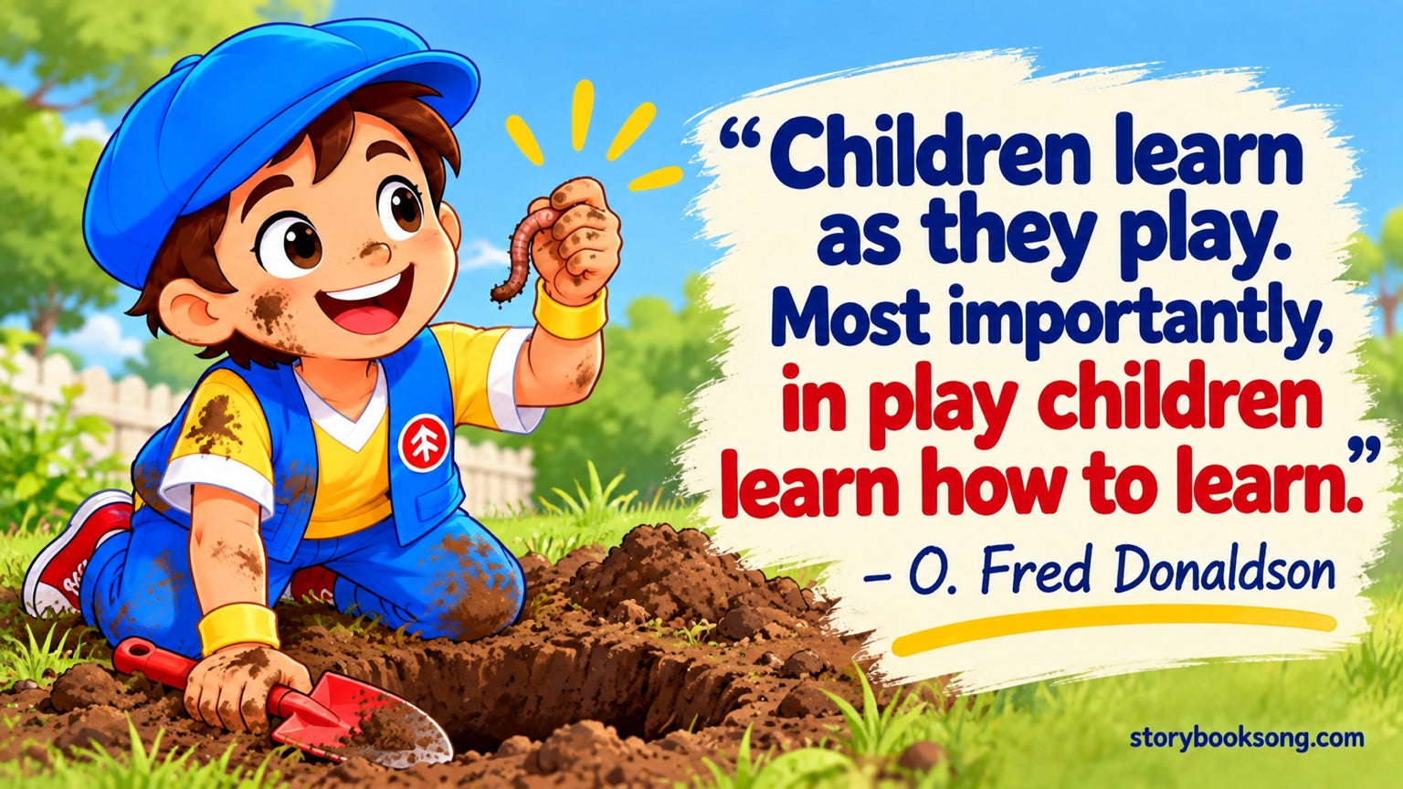 Children learn as they play. Most importantly, in play children learn how to learn. — O. Fred Donaldson